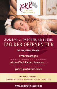 Tag der offenen Tür BKK original Thaimassage-Bad Schwartau